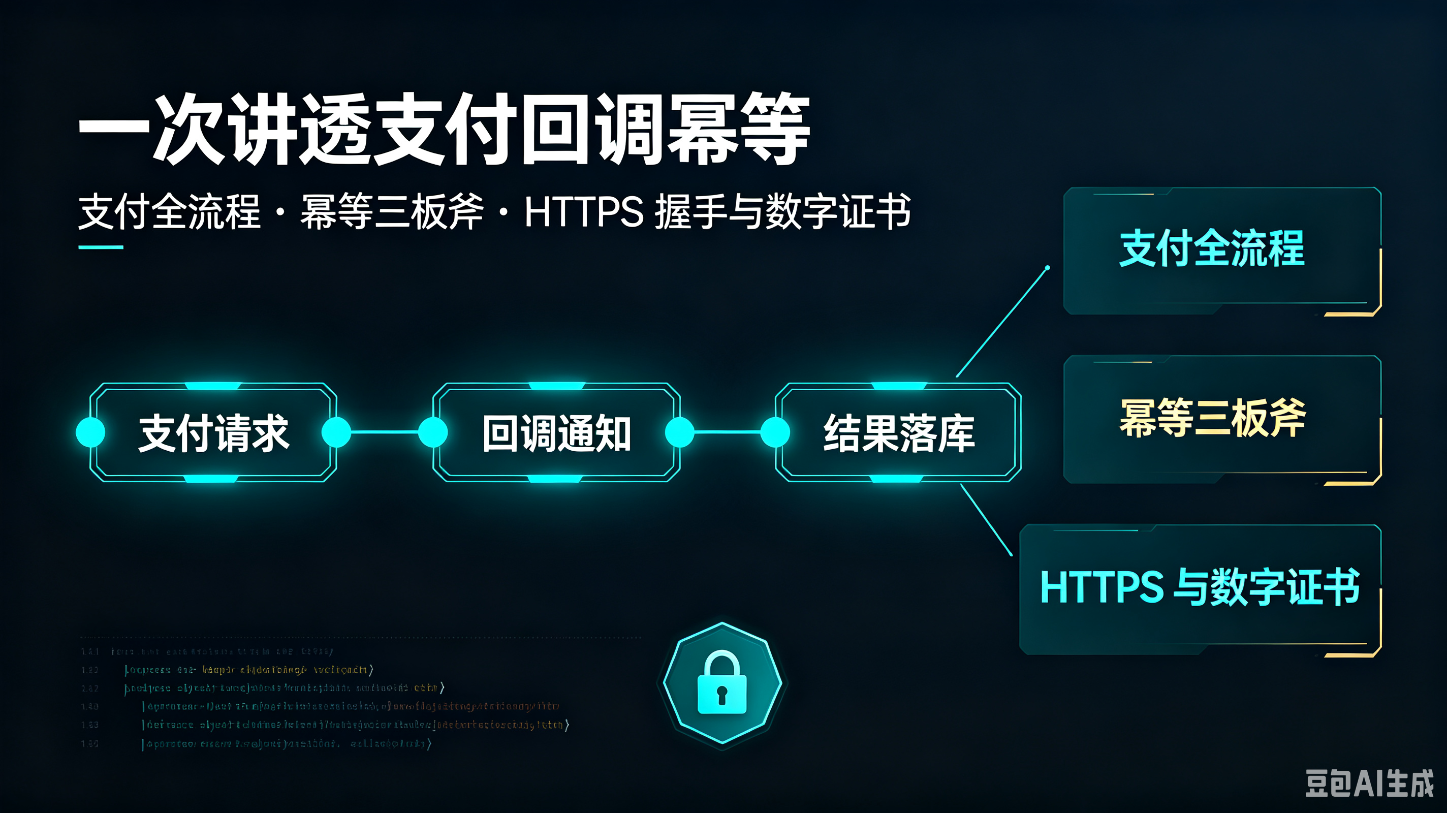 一次讲透支付回调幂等:支付全流程、幂等三板斧、HTTPS 握手与数字证书